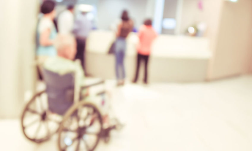 hospital reception desk