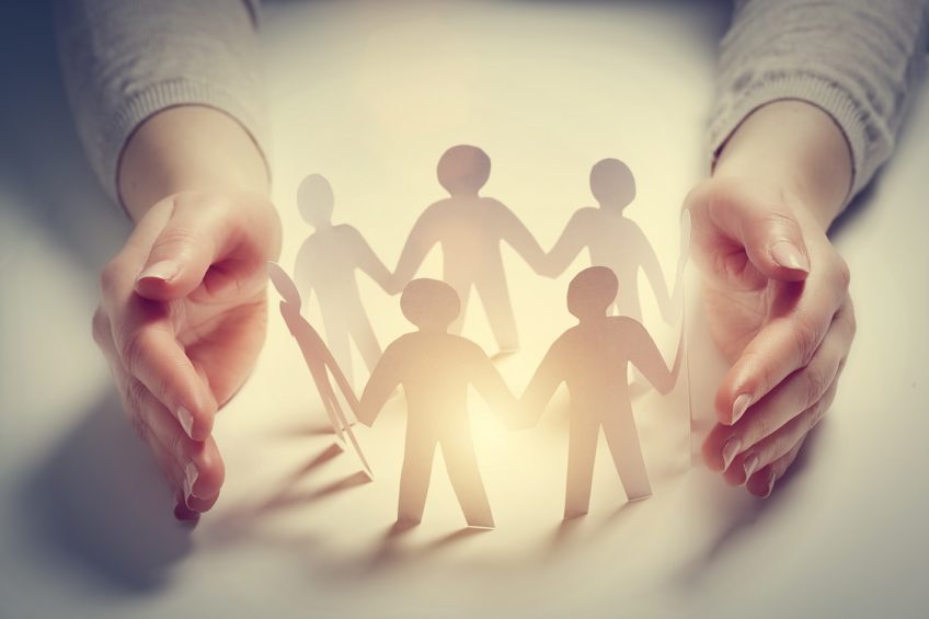 Patient having professional care