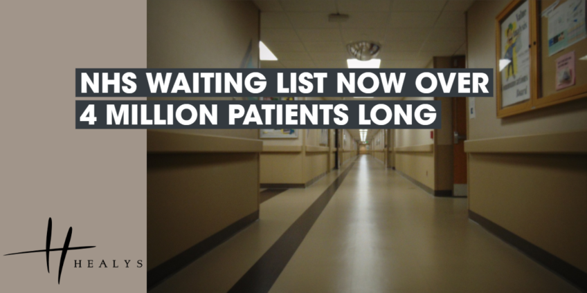 NHS Waiting List Now Over 4 Million Patients Long